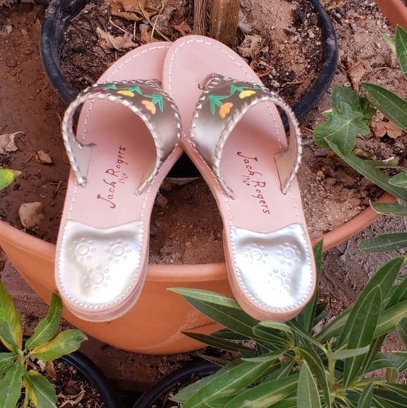 Jack Rogers Metallic Exclusive Tulips Sa - Picture 4 of 6